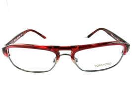 New Tom Ford TF 26WQ50 301 Burgundy/Silver 53mm Rx Women&#39;s Eyeglasses Frame - £148.81 GBP