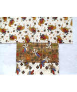 Fabric Red Rooster &quot;Corny Oak&quot; Quilter&#39;s Fall Sampler Leaves Corn 4 Pcs ... - $4.20 CAD