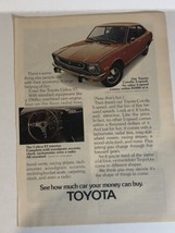 1973 Toyota Celica ST Vintage Print Ad Advertisement pa12 - $7.91