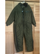 Refrigiwear Men&#39;s Green Coveralls Snow Size X-Large Iron Tuff Nylon Styl... - $2,201.80 MXN
