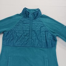 Columbia XK0193 Women's Turquoise 1/4 Zip Pullover Sweatshirt Jacket Size Medium image 14