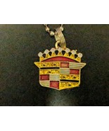60&#39;s Cadillac Crest with Merlettes Emblem Necklace (C14) - $20.46 CAD
