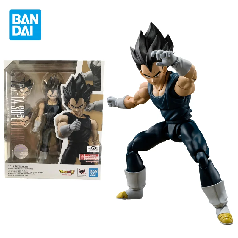 Bandai Original Dragon Ball Super Anime Figure SHF Vegeta IV Action Figure Super - £65.55 GBP