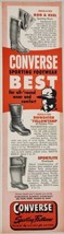 1958 Print Ad Converse Rubber Sporting Footwear Rod & Reel & Pacs Malden,MA - $15.28