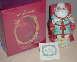 New Waterford Christmas Holiday Heirlooms Tea Time Bell Santa Figurine - $18.99