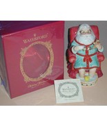 New Waterford Christmas Holiday Heirlooms Tea Time Bell Santa Figurine - $26.05 CAD
