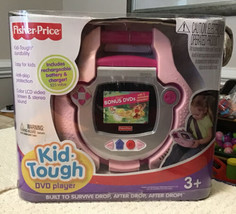 Fisher Price Kid Tough Portable Dvd Player Pink - M8934, New Original Packaging - $292.05