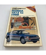 1973 To 1988 Honda Accord CVCC Civic CRX Chilton Repair Shop Service Manual - $10.68 CAD