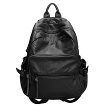  Backpack for Women Large Vintage Backpa Woman 2018 Black Travel Back Pack Femal - £141.29 GBP