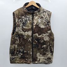 Cabela's Insulated Puffy Camo Vest Mens Medium TrueTimber Strata Camouflage - $37.72