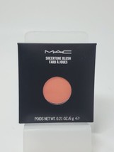 New MAC Authentic Sheertone Blush Pro Palette Refill Pan Peaches - £29.54 GBP