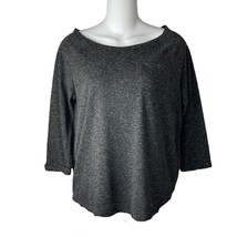 Divided by H&amp;M 3/4 Sleeve Pocket Crop Top Size XS Charcoal - £7.06 GBP
