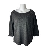 Divided by H&amp;M 3/4 Sleeve Pocket Crop Top Size XS Charcoal - £7.07 GBP