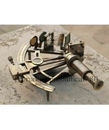Nautical KELVIN &amp; HUGHES Solid Brass Astrolabe Sextant Maritime Sextant ... - £217.25 GBP