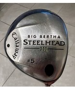 CALLAWAY BIG BERTHA STEELHEAD III 15 FIRM ULTRALIGHT SYSTEM 50 FLEX GRAP... - $34.73 CAD