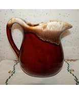VINTAGE BROWN DRIP PITCHER~6.5&quot; TALL~McCOY SHAWNEE HULL USED USA~A1 COND... - £15.53 GBP