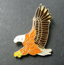 AMERICAN BALD EAGLE WINGS FLYING SOARING LAPEL PIN BADGE 1 X 1.5 INCHES - $5.64