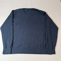 St John's Bay V-Neck Men's Blue Cotton Cashmere Blend Pullover Sweater Size XL image 13