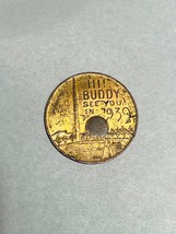 Vintage 1939 Ny Worlds Fair Coin Token American Legion Convention Hi Buddy - £15.93 GBP
