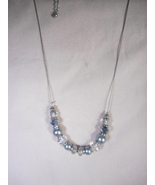 Vintage Crystal &amp; Pearl Bead Necklace (55) - $22.00