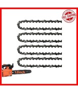 12 Inch Replacement Chainsaw Chains - Low-Kickback, Easy Install, 4-Pack - $37.17 CAD