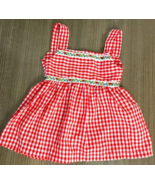 Baby Doll Sleeveless Checkered  Dress - £9.34 GBP