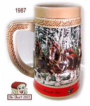 Vintage 1987 Anheuser-Busch Collector Series C Beer Stein - Beer Mug - £22.50 GBP