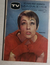 TV MAGAZINE St. Louis (MO) Post-Dispatch August 3, 1958 Genevieve - £11.09 GBP