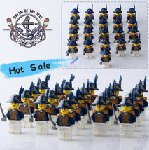 21pcs/set American Civil War The Royal Navy Army Soldiers Minifigures Block - £25.98 GBP