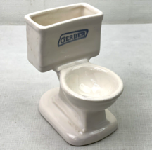Vintage 1940s Gerber Salesman Sample Toilet 5&quot; White Porcelain USA - £38.76 GBP