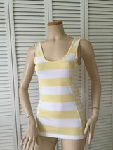 NEW French Connection Beach Club/White Fun Stripe Tank (Size L) - MSRP $48.00! - £15.94 GBP