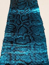 Authentic Cobra Snake Skin Hide Leather Snakeskin Python Print Metallic ... - $237.52 MXN+