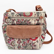 Sakroots Flat Crossbody Bag Artist Circle Charcoal Brown Spirit Desert - $740.19 MXN