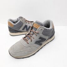 New Balance Women's 696 Size 7.5 Gray Blue Suede Casual Hiking Shoes - $22.49