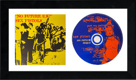 Sex Pistols Glen Matlock signed 1989 &quot;No Future U.K?&quot; Booklet 6.5x12 Custom Fram - £118.59 GBP