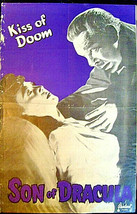 UNIVERSAL HORROR:LON CHANEY JR: (SON OF DRACULA) RARE RE-RELEASE PRESSBOOK - $296.99