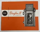 Vintage Kodak Duaflex IV Camera Owners Manual Operating Instruction Booklet - £10.41 GBP