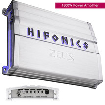 Hifonics Zeus ZG-1800.1D 1800W Mono Subwoofer Class D Car Audio Amplifier Amp - £201.42 GBP