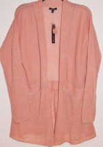 Apt 9 Womens Rose Dawn Open Front Fly Away Lightweight Sweater Cover L Large - £23.97 GBP