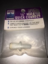 Mirage 1/4&quot; Male Quick Connect Connects Water Purifiers - £9.94 GBP