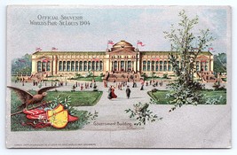 Postcard 1904 World&#39;s Fair Saint Louis Missouri Aluminum Government Building - £5.25 GBP