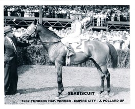 1937 - SEABISCUIT after winning the Yonkers Handicap at Empire City - 10... - $14.99