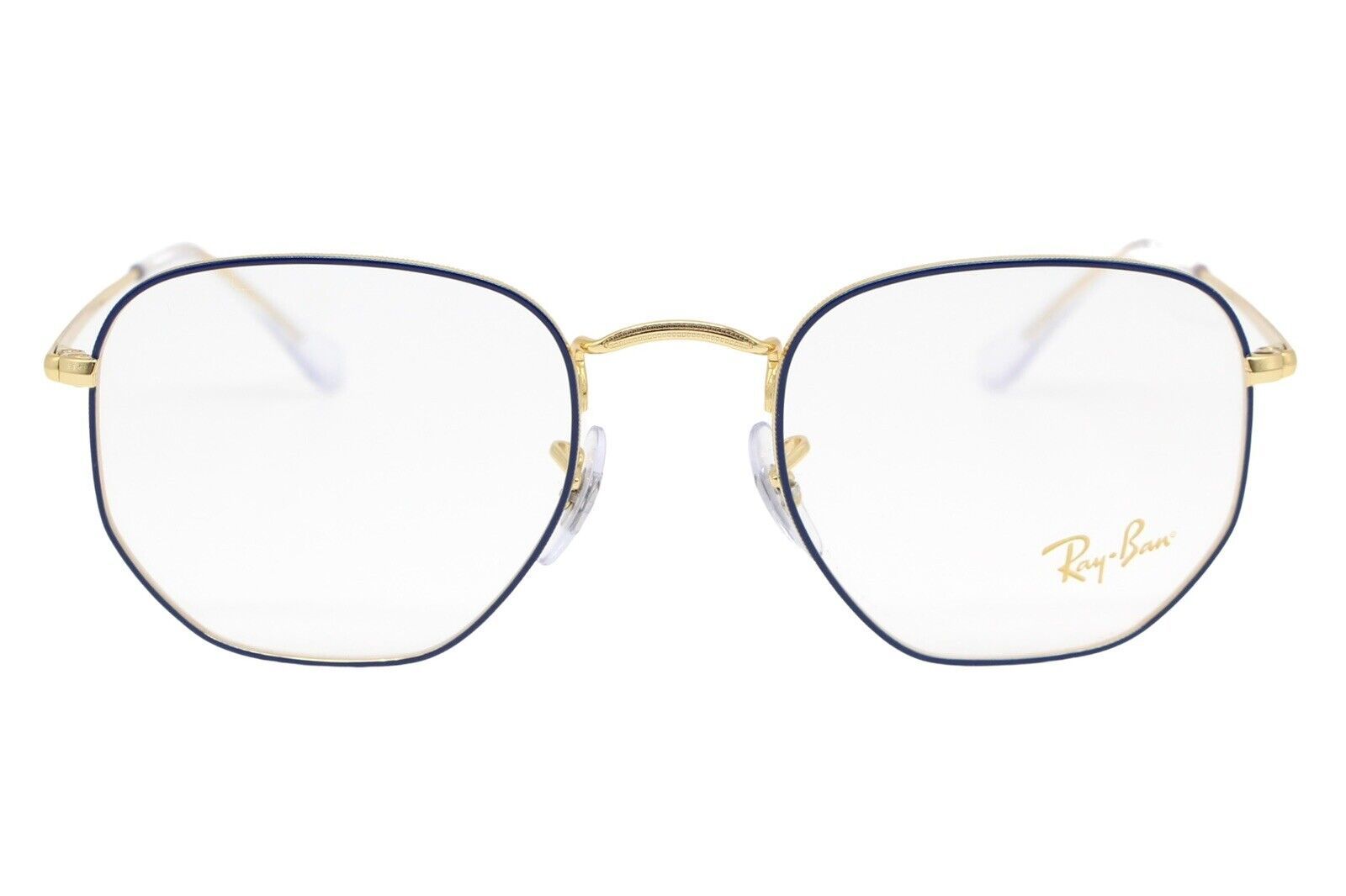 Ray Ban RB 6448 3105 Gold Blue Metal Unisex Eyeglasses 51-21-145 W/Case - $89.00