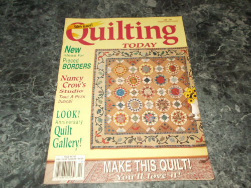 Quilting Today Magazine November 1995 No 50 Pumpkin Vine - $2.99