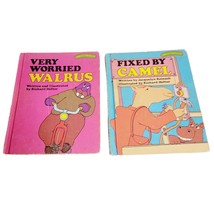 Sweet Pickles Vintage Children&#39;s Books 2 Piece Lot Hardcover 1977 Great Graphics - £19.34 GBP