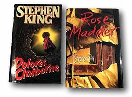 Rare Dolores Claiborne &amp; Rose Madder Stephen King Hardcover First Edition HCDJ L - £45.79 GBP