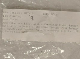 SPRAGUE ALUMINUM ELECTROLYTIC CAPACITOR WORKING VOLTAGE 450V SIZE 0.438 ... - $51.58 MXN