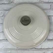 Lodge Dutch Oven LID ONLY 11 Inch Enameled Cast-Iron Oyster White - $37.79 Lodge Dutch Oven LID ONLY 11 Inch Enameled Cast-Iron Oyster White - $37.79