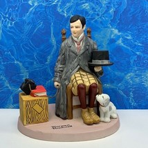Norman Rockwell figurine Danbury Mint 12 porcelain sculpture Self Portra... - £31.61 GBP
