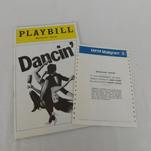 LOT Dancin&#39; Playbill Note July 1979 Bob Fosse Gail Benedict Christine Colby - $15.48